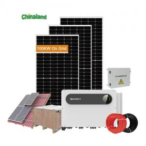 Chinaland 100Kw 110Kw 125KW On Grid Solar System